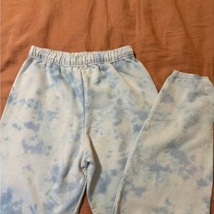 Handmade Blue Tie Dye Sweatpants